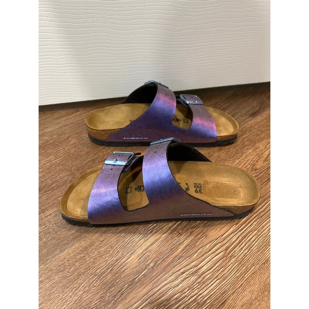 Birkenstock Slide Sandals Shimmery Iridescent Purple Birko-Flor® EUR 39 - Picture 3 of 7